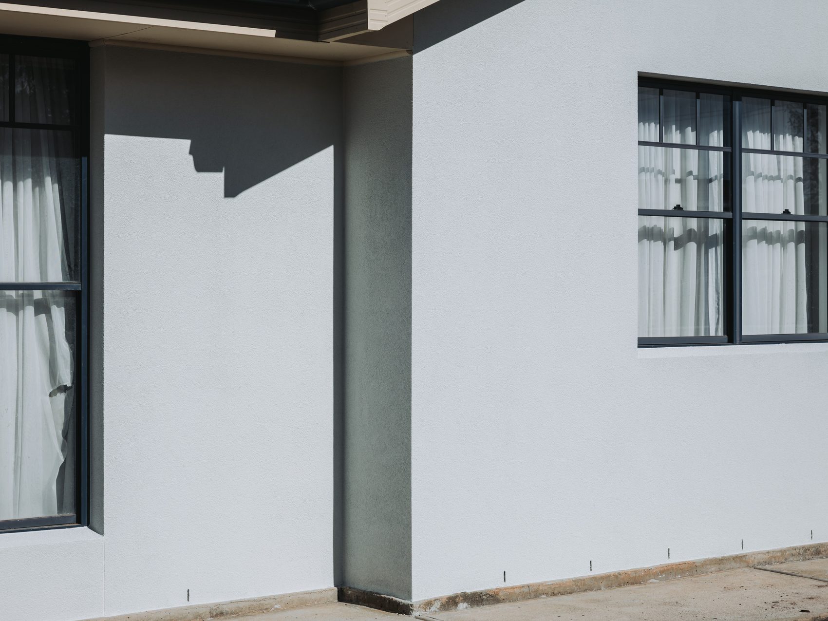 Sand & Cement Render applied in an Adelaide interior