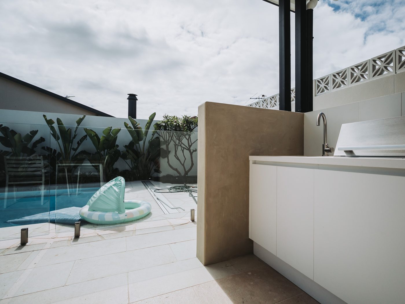 Outdoor Kitchen, Largs North — Venetian Plaster, Adelaide